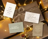 Minikarten Weihnachten Fatzer alive - 12 Kärtchen