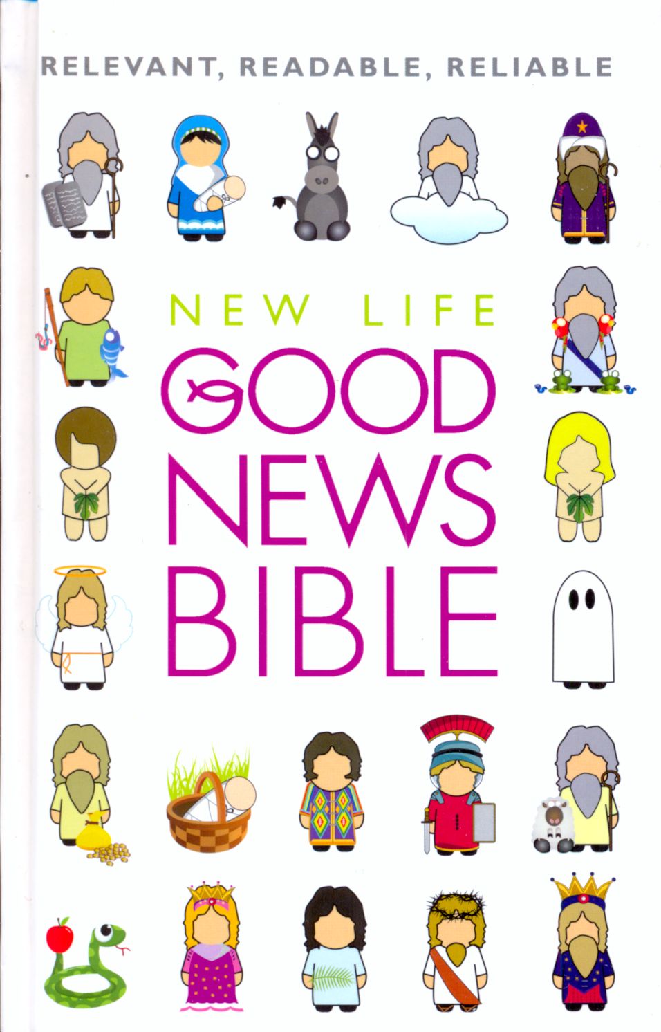 ANGLAIS BIBLE GN NEW LIFE RELIE TR. BLANCHE
