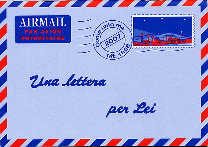 Italienisch, Ein Brief für dich