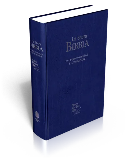 Italienisch, Bibel Nuova Riveduta, Thompson, Gebunden, Blau
