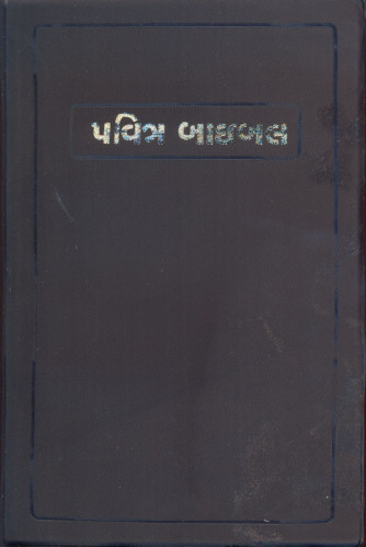 Gujaratisch, Bibel - biegsam, schwarz