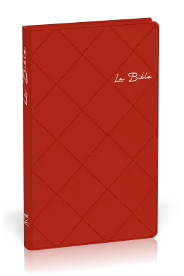 Bible Segond 21 slim, rouge - couverture souple, matelassée avec zipper