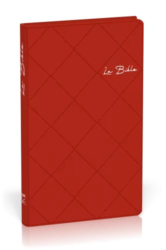 Bible Segond 21 slim, rouge - couverture souple, matelassée avec zipper