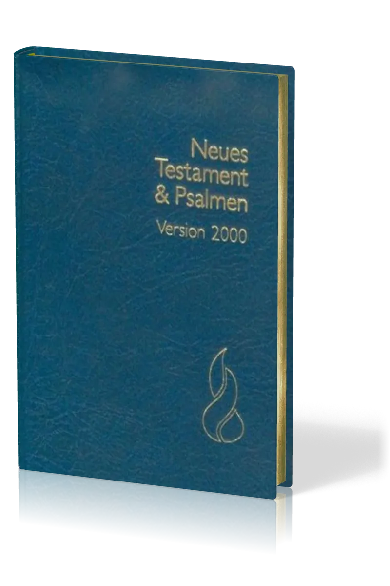 Neues Testament & Psalmen, Schlachter 2000, Mini, Fibroleder, Goldschnitt, blau