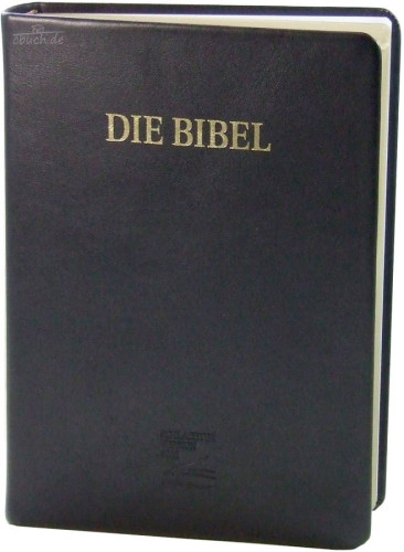 Bibel Schlachter 2000 Grossdruckausgabe, Kalbsleder-Einband (flexibel), Goldschnitt, Fadenheftung...