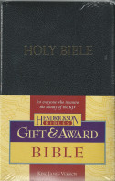 Englisch Bibel King James Version, gift & award, Kunstleder, schwarz