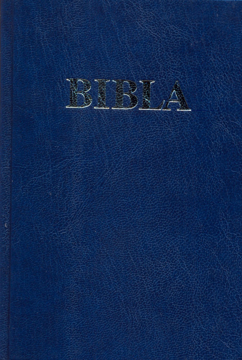 ALBANISCH, BIBEL GEBUNDEN BLAU
