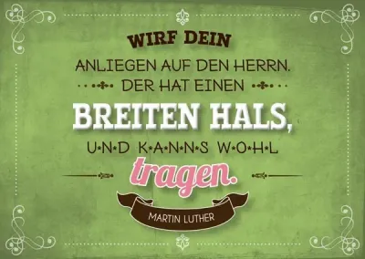 Magnet Luther Zitat