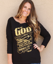 IF GOD IS FOR US - SWEAT-SHIRT DAMES - TAILLE XL