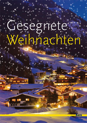 GESEGNETE WEIHNACHTEN - AUFSTELL-GRUSSKARTE