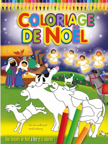 Coloriage de Noël - Une histoire de Noël à lire et à colorier!