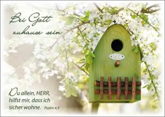 PK GRÜNES VOGELHAUS, 12 STÜCK - POSTKARTE