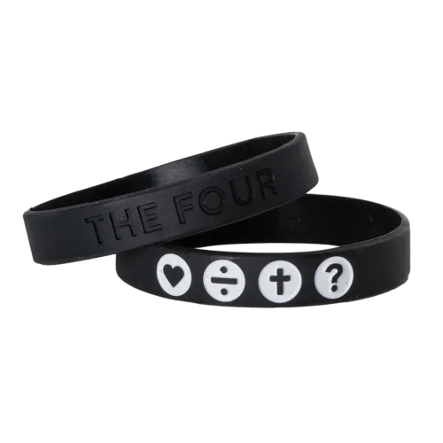 THE FOUR - ARMBAND SCHWARZ 180 MM