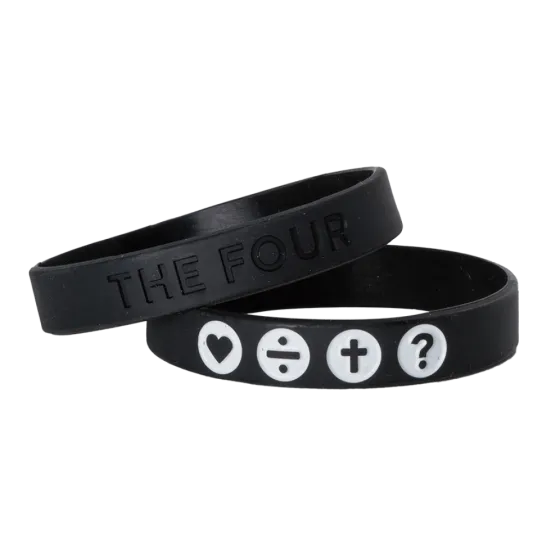 THE FOUR - ARMBAND SCHWARZ 180 MM