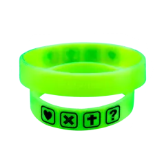 THE FOUR - ARMBAND NEONGRÜN 190 MM