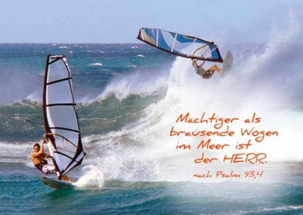 PK WINDSURFER, 12 STÜCK - POSTKARTE