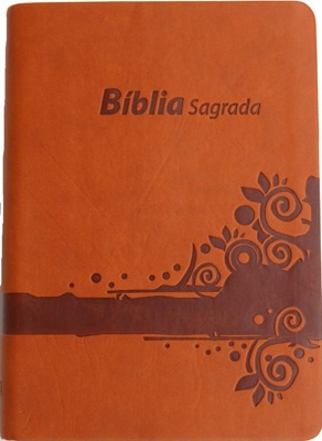 PORTUGAIS, BIBLE ALMEIDA RC, DN 54, COMPACT, SIMILICUIR CARAMEL - [Almeida Revista e Corrigida]