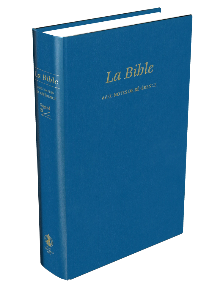 Bibel mit Referenznoten, Segond 21, französisch, blau - Hardcover, Skyvertex