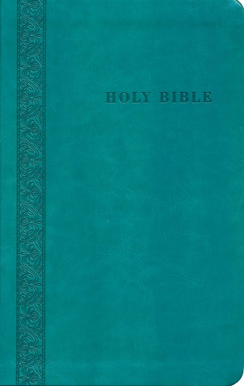 Englisch, Bibel King James Version, fllexi Aquamarin