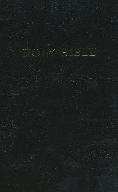 Englisch, Biblel King James Version, Grossdruck, Kunstleder, schwarz, Goldschnitt