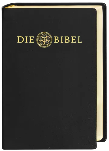 DIE LUTHER BIBEL M. APOKR.U.FAMILIECHRONIK, GOLDSCHNITT, REV. 2017, LEDERAUSG. STANDARD