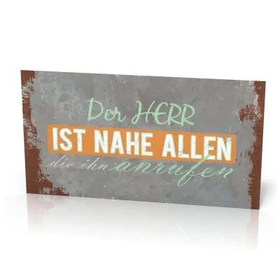 Wandschmuckschild Der Herr…