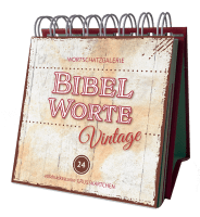 Mini Aufstellbuch Bibelworte - Reihe Wortschatzgallerie, Vintage