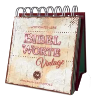Mini Aufstellbuch Bibelworte - Reihe Wortschatzgallerie, Vintage