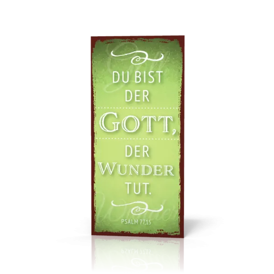Magnet Lesezeichen Du bist der Gott…
