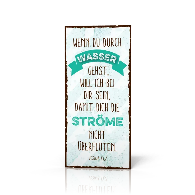 Magnet Lesezeichen Wenn du durch…