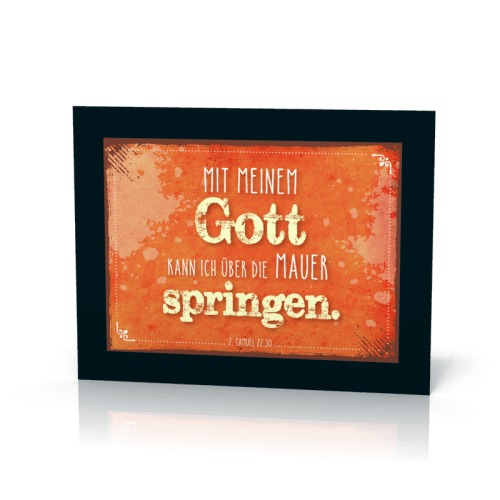 Magnet Mit meinem Gott…