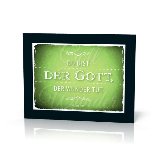 Magnet Du bist der Gott der Wunder tut