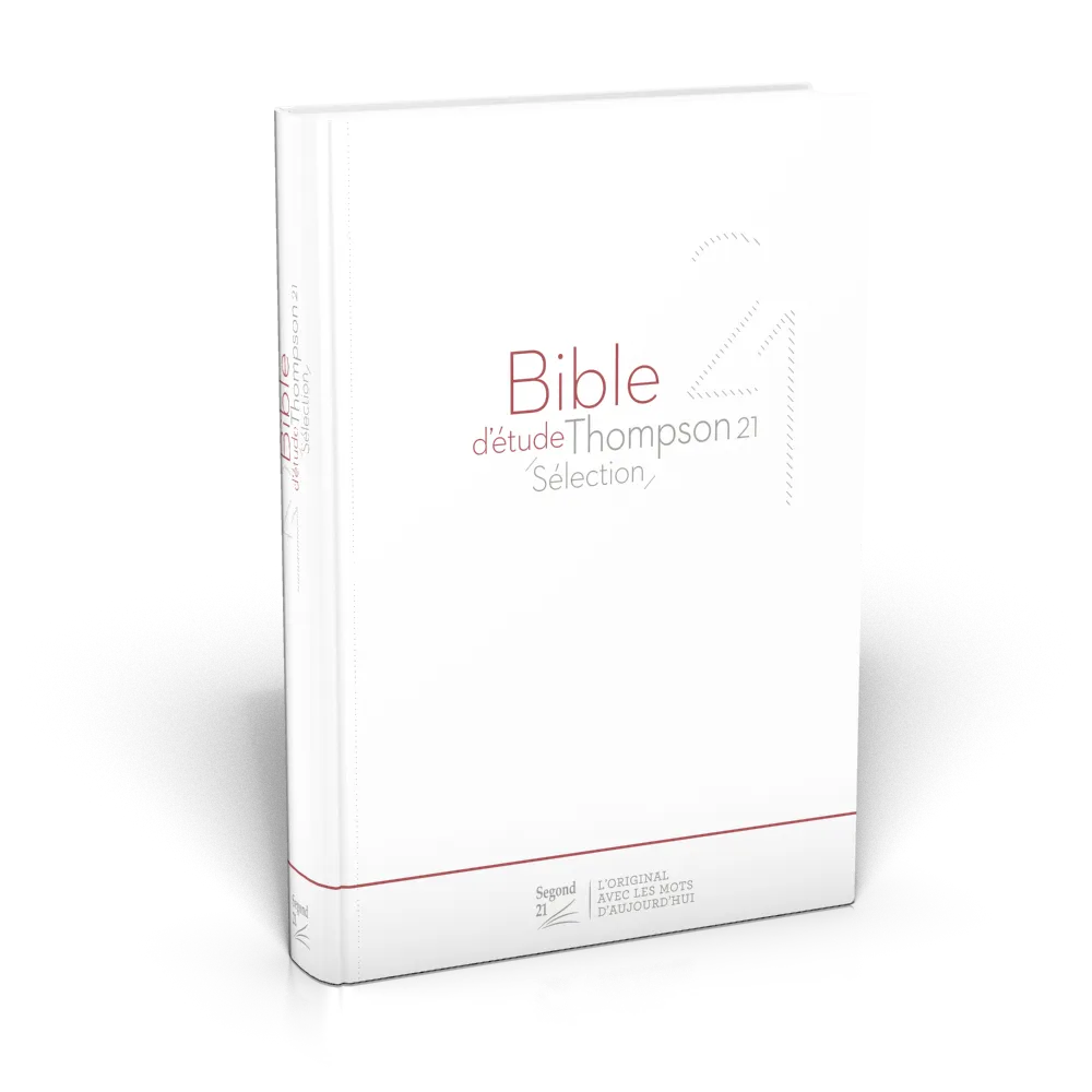Bible d'étude Thompson 21 Sélection, blanche - couverture souple, vivella