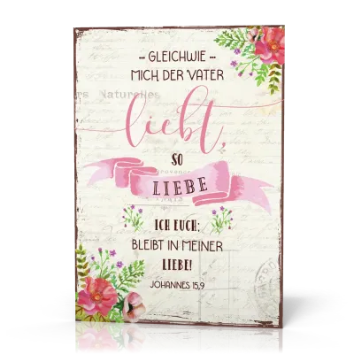 Postkarte Bleibt in meiner Liebe! - 12 Stück pro Päckchen