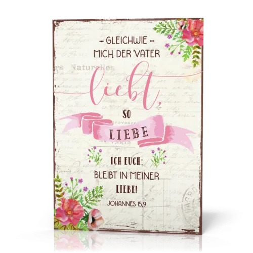 Postkarte Bleibt in meiner Liebe! - 12 Stück pro Päckchen