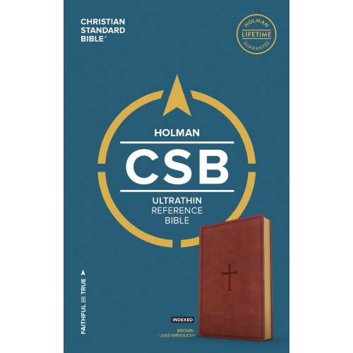 Englisch Bibel Christian Standard Bible, ultra slim, braun, Griffregister