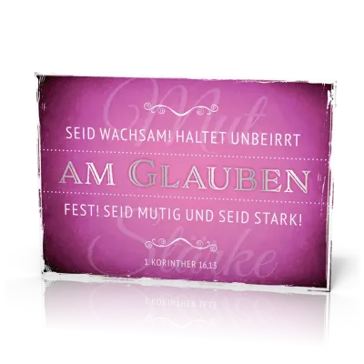 Postkarte Seid wachsam! SF - 12 Stück pro Päckchen