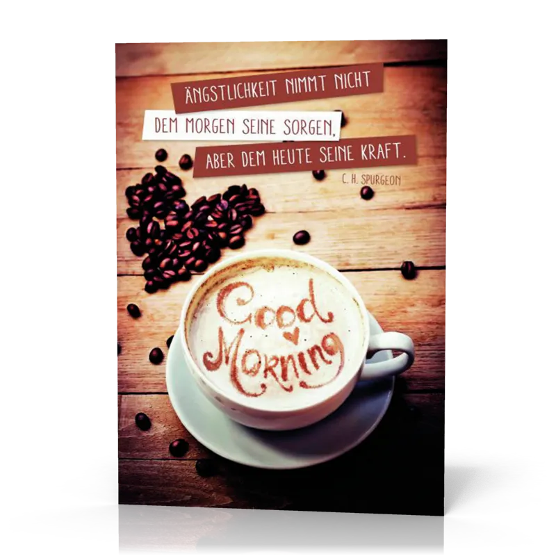 Postkarte Good Morning - 12 Stück pro Päckchen