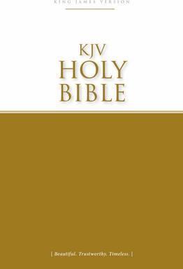 Englisch, Bibel King James Version, Paperback, Einband zweifarbig weiss/gelb