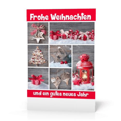 Doppelkarte Weihnachten + gutes neues PG11