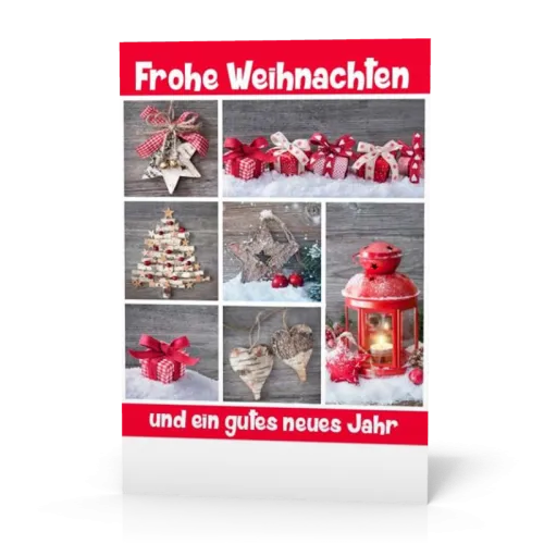 Doppelkarte Weihnachten + gutes neues PG11