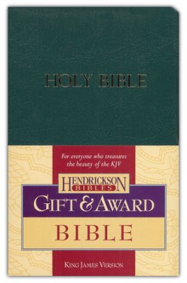 Englisch, Bibel King James Version, gift & award, Kunstleder, grün