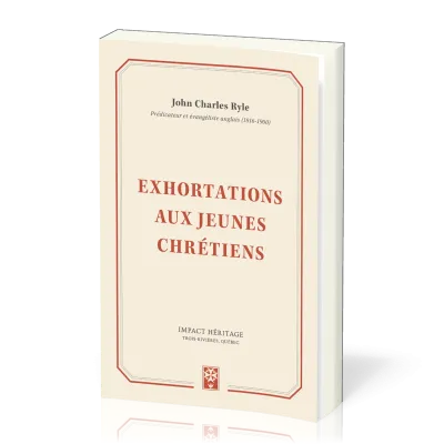 Exhortations aux jeunes chrétiens