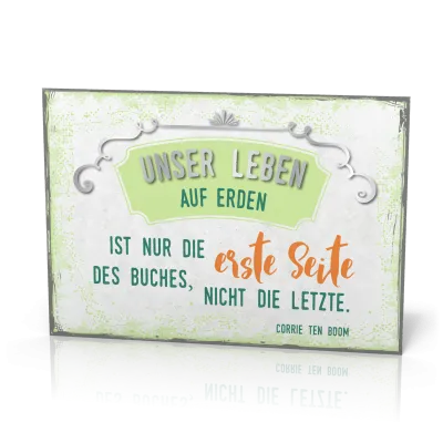 Postkarte Unser Leben auf Erden SF - 12 Stück pro Päckchen