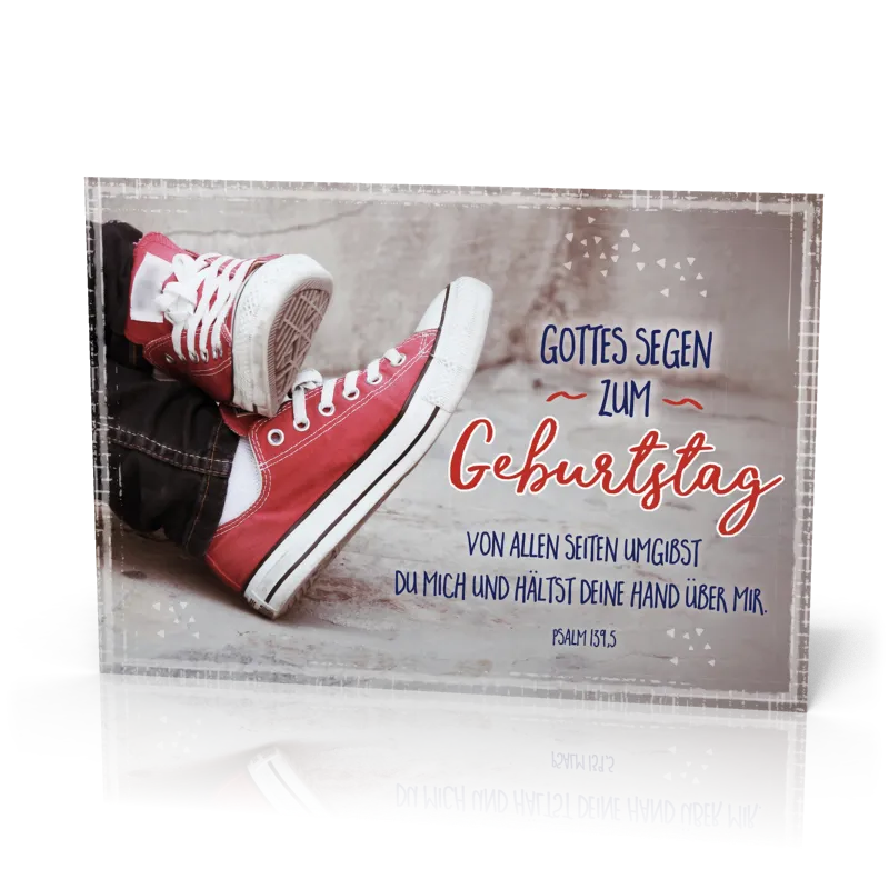 PK 12 Stück Geburtstag Rote Sneakers