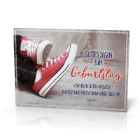 PK 12 Stück Geburtstag Rote Sneakers