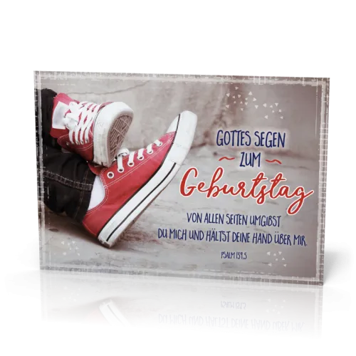 PK 12 Stück Geburtstag Rote Sneakers