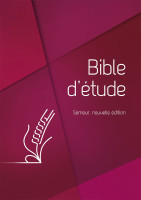 Bible d'étude Semeur 2015, rouge - couverture rigide