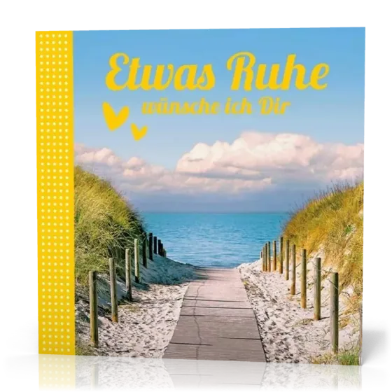 Minibuch 7 x 7 cm Etwas Ruhe wünsche ich dir