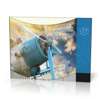 Aufstell Karte Flugzeug Klassiker